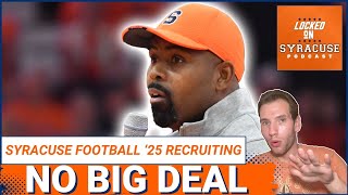 Why Its NOT A BIG DEAL Syracuse Football Does Not Have a 2025 45Star Recruit [upl. by Aisatan]