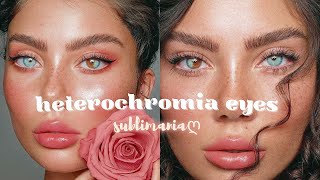 🌻“HETEROCHROMIA EYES” desired right amp left eye color overnight 963Hz ver forced subliminal ➶︎ [upl. by Nivrek]