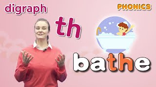 Phonics Step 4  Lesson 13 Digraph th ð  4 Step Phonics [upl. by Nolahc]