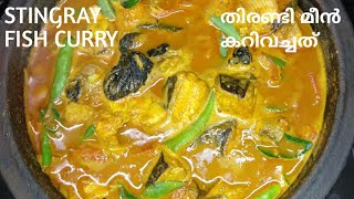 STINGRAY FISH CURRYTHIRANDI CURRYNADAN KERALA STYLE FISH CURRY [upl. by Emawk]