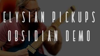 Elysian Pickups Obsidian Demo [upl. by Ahsenra839]