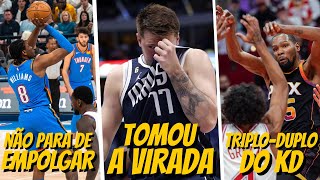 Dallas toma VIRADA de 20 PTS  Thunder NÃO para de EMPOLGAR  Durant BRILHA com TriploDuplo [upl. by Aleekahs849]