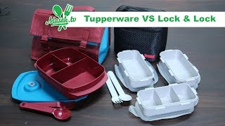 Tupperware VS Lock N Lock  Review 001 [upl. by Erastatus]