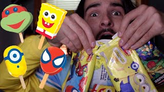 The Ultimate Perfect Popsicle Hunt Spongebob SpiderMan Minion Ninja Turtle [upl. by Arther]