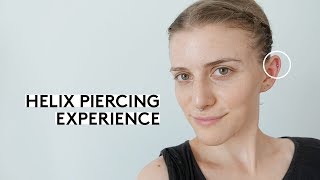 Would You Do This  Helix piercing [upl. by Ecinhoj]