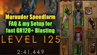 How Im Destroying GR120 for Paragon Grinding on my Marauder DH Season 25 [upl. by Frentz]