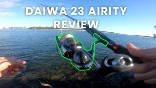 DAIWA AIRITY 2023 Review  Light Powerful and Easytouse Spinning Reel [upl. by Elrebma717]