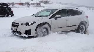 Subaru XV vs Toyota Rav4 I Icy Deep Snow OffRoad I 4K [upl. by Buskirk]