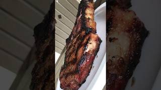 25 lb Tomahawk ribeye steak on Big Green Egg 525 – 600F for 6 minutes on each side [upl. by Viridi]