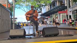 Guitarist performance at Queen Street Mall [upl. by Eilojne]