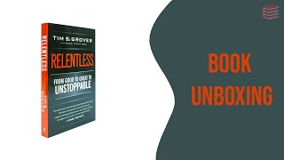 Relentless From Good to Great to Unstoppable by Tim S Grover  Book Unboxing [upl. by Sandberg]