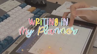 Writing in My GoodNotes Planner  Focus and Productivity [upl. by Rosemonde]