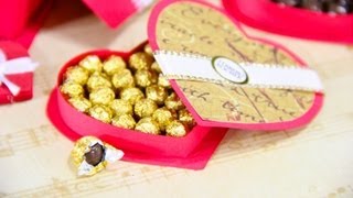 How to Make a Doll Box of Chocolates  Doll Crafts [upl. by Euqinna853]