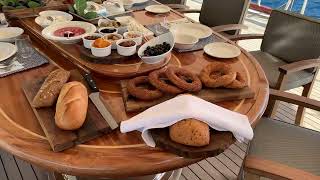 Breakfast on a Gulet in Turkey  Early Morning Cruise [upl. by Haleigh]