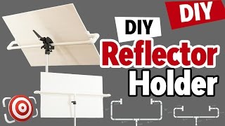 DIY Photography Studio Reflector Holder and One Light Portrait Lighting Tutorial [upl. by Murray942]