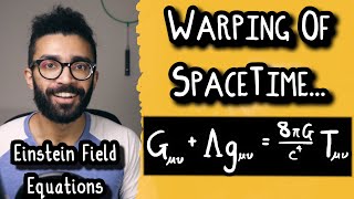 How Mass WARPS SpaceTime Einsteins Field Equations in Gen Relativity  Physics for Beginners [upl. by Priest]