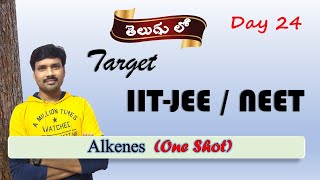 Alkenes preparation and properties One Shot Class 11 brief overview Explained in Telugu Hydrocarbons [upl. by Edlyn]