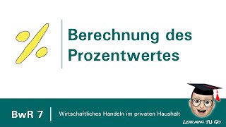 BwR 7  Berechnung des Prozentwertes [upl. by Dre]