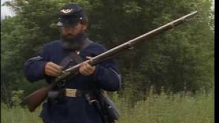 Musket Drill and Cannon Firing Films from Gettysburg National Military Park Visitor Center [upl. by Elitnahc901]