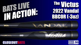 HITTING Victus VCBV2 Vandal BBCOR 3oz 2022 [upl. by Findlay]