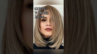 NUEVOS TIPS DE MODA EN CORTES Y TINTES DE CABELLO 2024fip fashion viral [upl. by Nepsa]