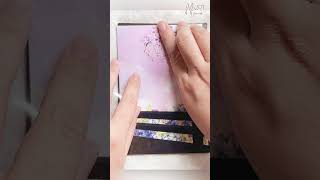 ASMR collage  postcard  古裝造景拼貼明信片 手帳拼貼  緋緋FiFi 紙膠帶 asmr 拼貼 asmrjournal journalwithme [upl. by Ahron]