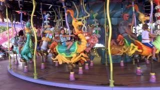 Universal Studios Islands Of Adventure  Dr Seuss Merry Go Round in HD 1080P [upl. by Ahcsatan759]