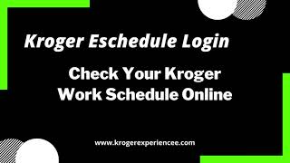 Kroger Employee Login [upl. by Asehr]