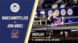 Félix LEBRUN vs Quadri ARUNA  Alliance NîmesMontpellier  Jura Morez  PRO A [upl. by Slerahc]