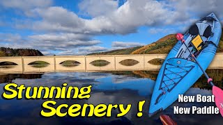 Inflatable Kayaking  Ladybower Reservoir  Aquaglide Chelan [upl. by Thera]