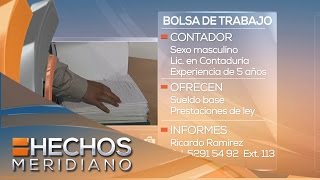 Bolsa de trabajo Se solicita contador [upl. by Girardi]