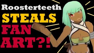 Roosterteeth STEALS FanArt [upl. by Attenal]