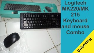 Logitech MK220MK215 Wireless Keyboard and Mouse Combo Full Unboxing video [upl. by Grath]