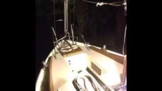 A Chuck Paine designed Victoria Frances 26 pocket cruiser sailboat restoration [upl. by Noreik]