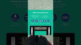 Wellness starts with you first weightwatchers by Conair Body Analysis Scale available target [upl. by Alakcim]