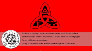 Eredienst op Zondag 1 januari 2023 vanuit de Bethlehemkerk  ⛪ ✞ 🙌 [upl. by Anir507]