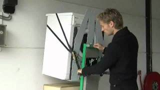 Wasmachine tillen met Tiller®hefmobiel mobiel handling apparaat [upl. by Adyl452]