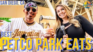 Best Places to Eat at PETCO PARK in SAN DIEGO [upl. by Ettennek]