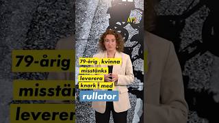 Kvinna misstänks leverera knark med rullator [upl. by Ellevart]