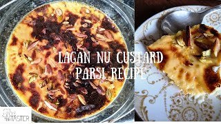 Lagan Nu Custard Recipe Parsi Desserts  Parsi Traditional Wedding Custard Dessert  Parsi Recipes [upl. by Atiuqam]