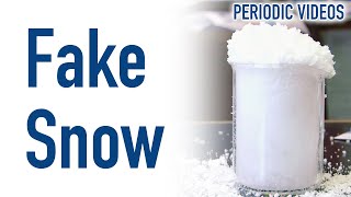 Fake Snow  Periodic Table of Videos [upl. by Ahsyas137]