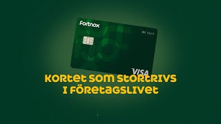 Fortnox Företagskort – Kortet som stortrivs i företagslivet [upl. by Ledarf969]