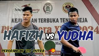 HAFIZH Galaxy vs YUDHA Setya 🏓🏓 16 Besar Perorangan U18 Putra Piala Binora XXV [upl. by Marzi241]