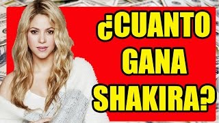 ¿CUANTO GANA SHAKIRA EN YOUTUBE  YUTUBEROS [upl. by Stroup403]