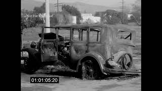 Aftermath of Glendale California Flood January 1 1934 [upl. by Dahc]