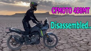 CFmoto 450MT Disassembled [upl. by Neetsuj]