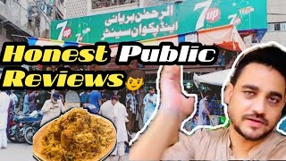 Al Rehman Biryani kharadar honest public review 🙏  AL REHMAN BIRYANI KARACHI  foryou viralvideo [upl. by Chrysler]