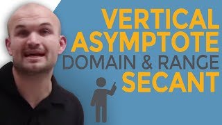 What is the Domain Range and Vertical Asymptote of Cosecant [upl. by Iorio]