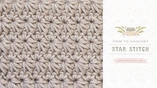 Crochet For Beginners The Star Stitch  Easy Tutorial by Hopeful Honey [upl. by Hacceber50]