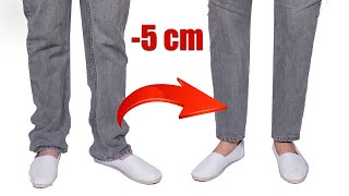 A new way how to hem jeans quickly and easily [upl. by Neeham]